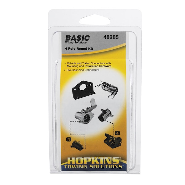 Hoppy Hopkins 4 Round Trailer Connector 48285 - main